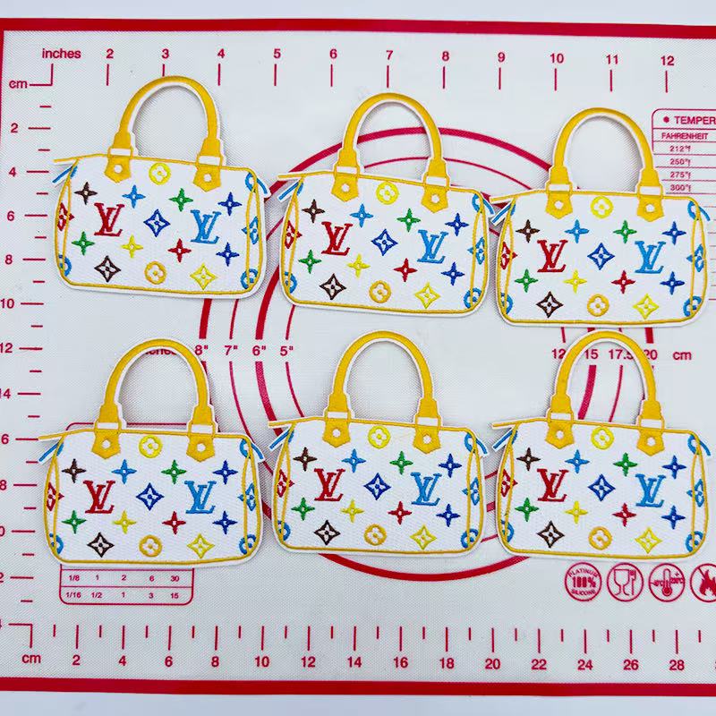 Mid(Iron-on) L-Bag Shape Patches