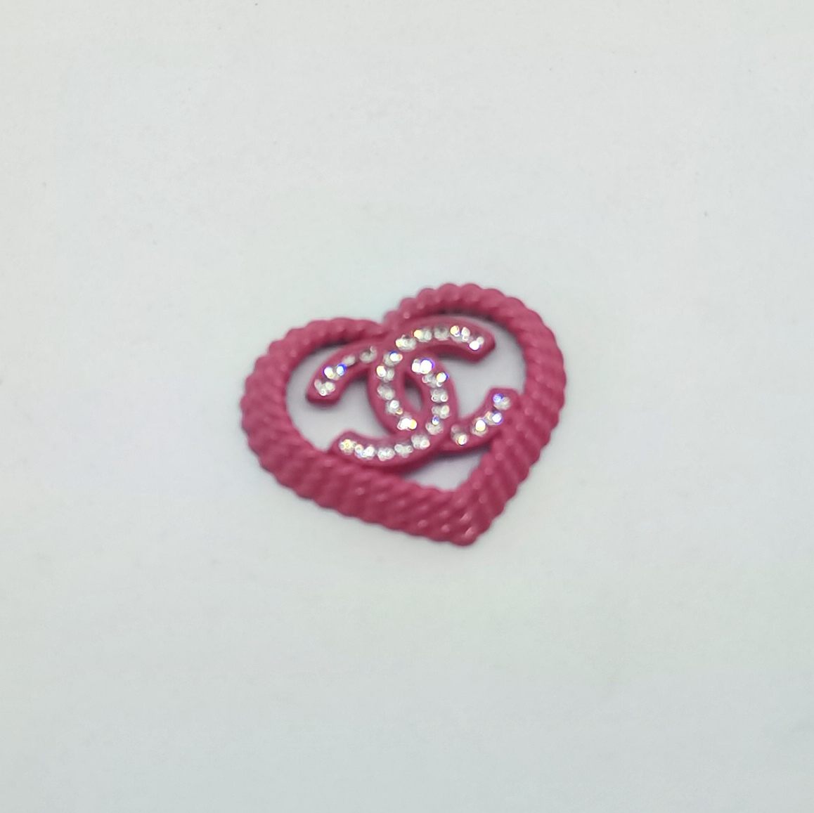 C-Love Shape With Diamonds 30MM*26MM