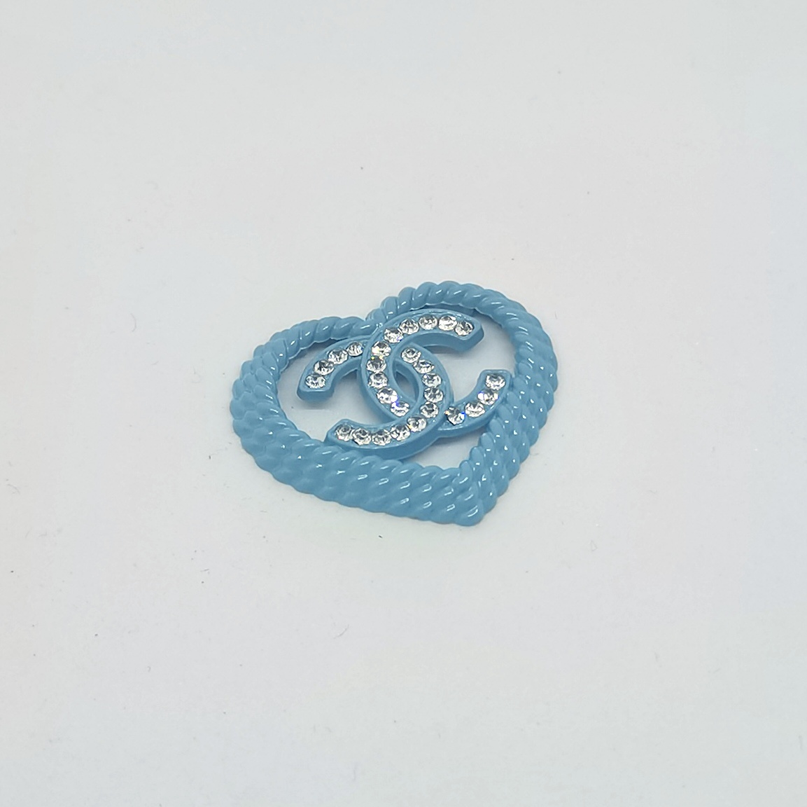 C-Love Shape With Diamonds 30MM*26MM