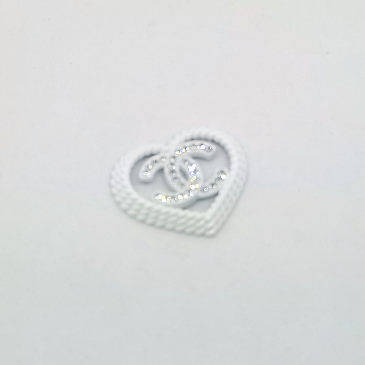 C-Love Shape With Diamonds 30MM*26MM