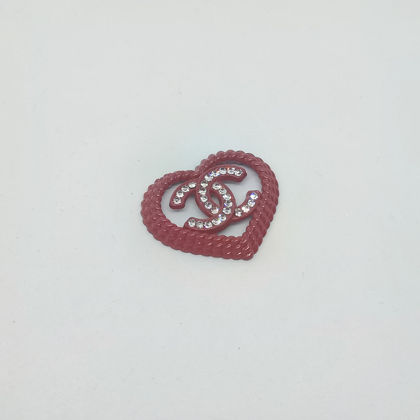 C-Love Shape With Diamonds 30MM*26MM
