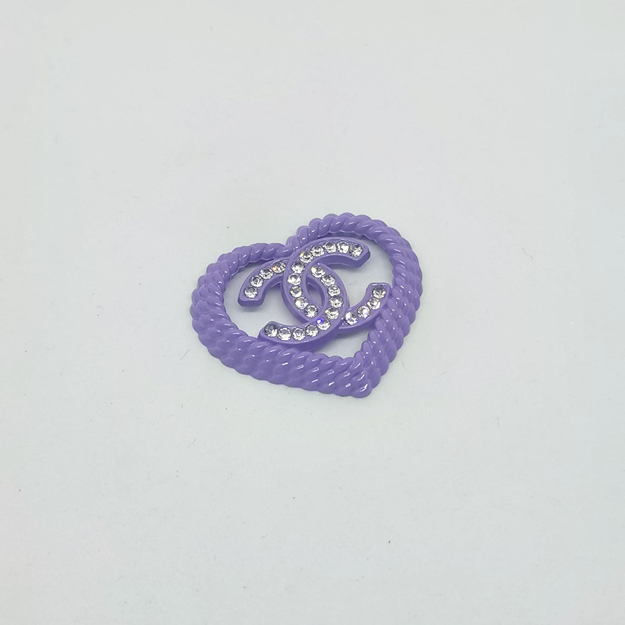 C-Love Shape With Diamonds 30MM*26MM
