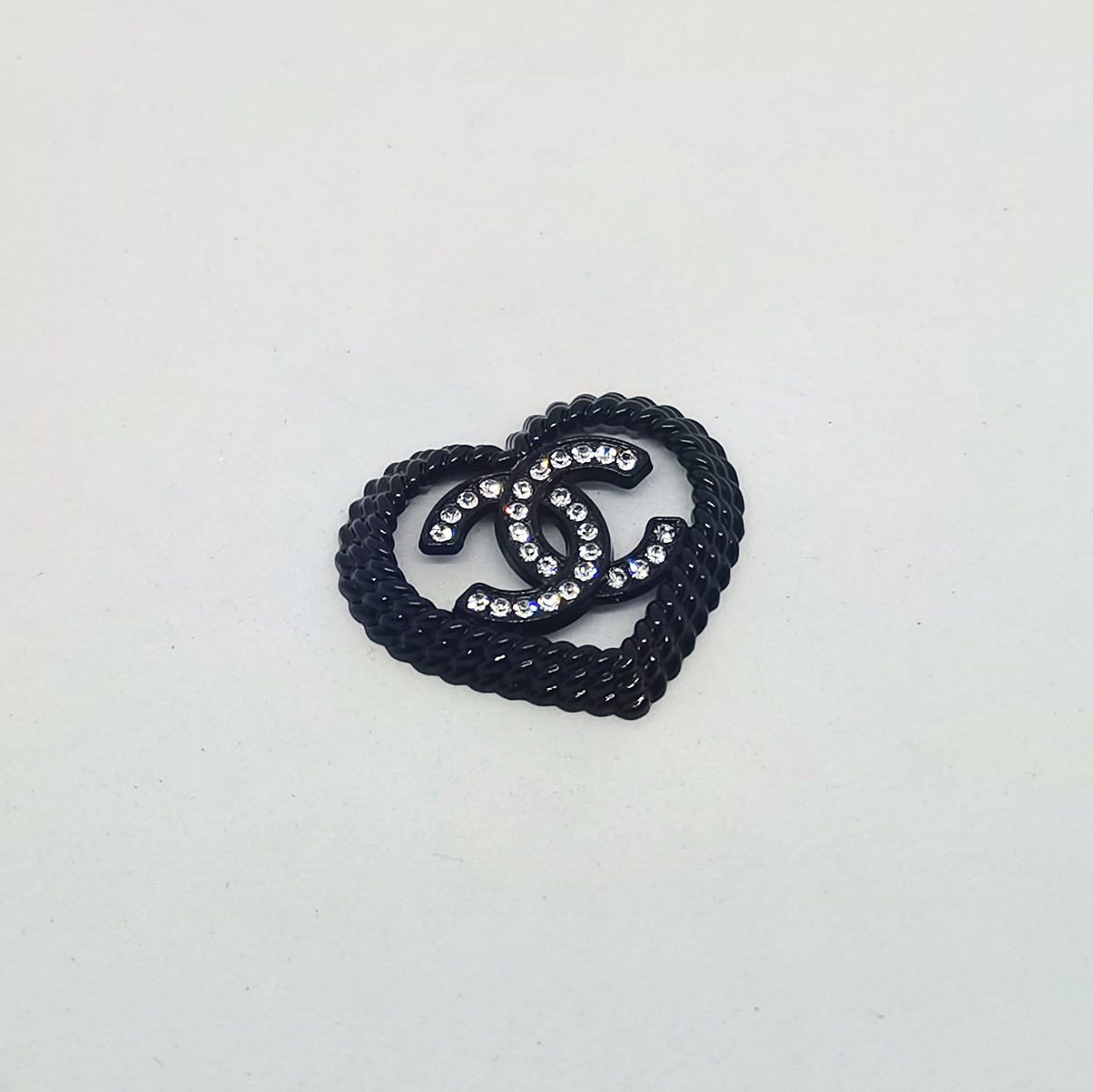 C-Love Shape With Diamonds 30MM*26MM