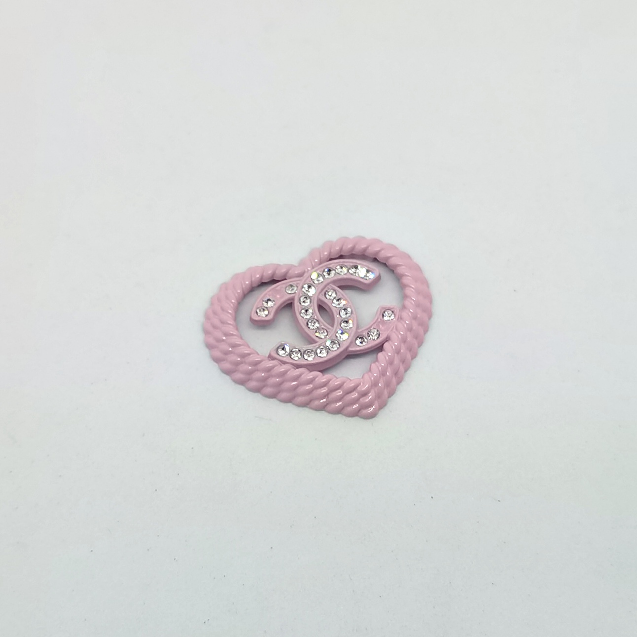 C-Love Shape With Diamonds 30MM*26MM