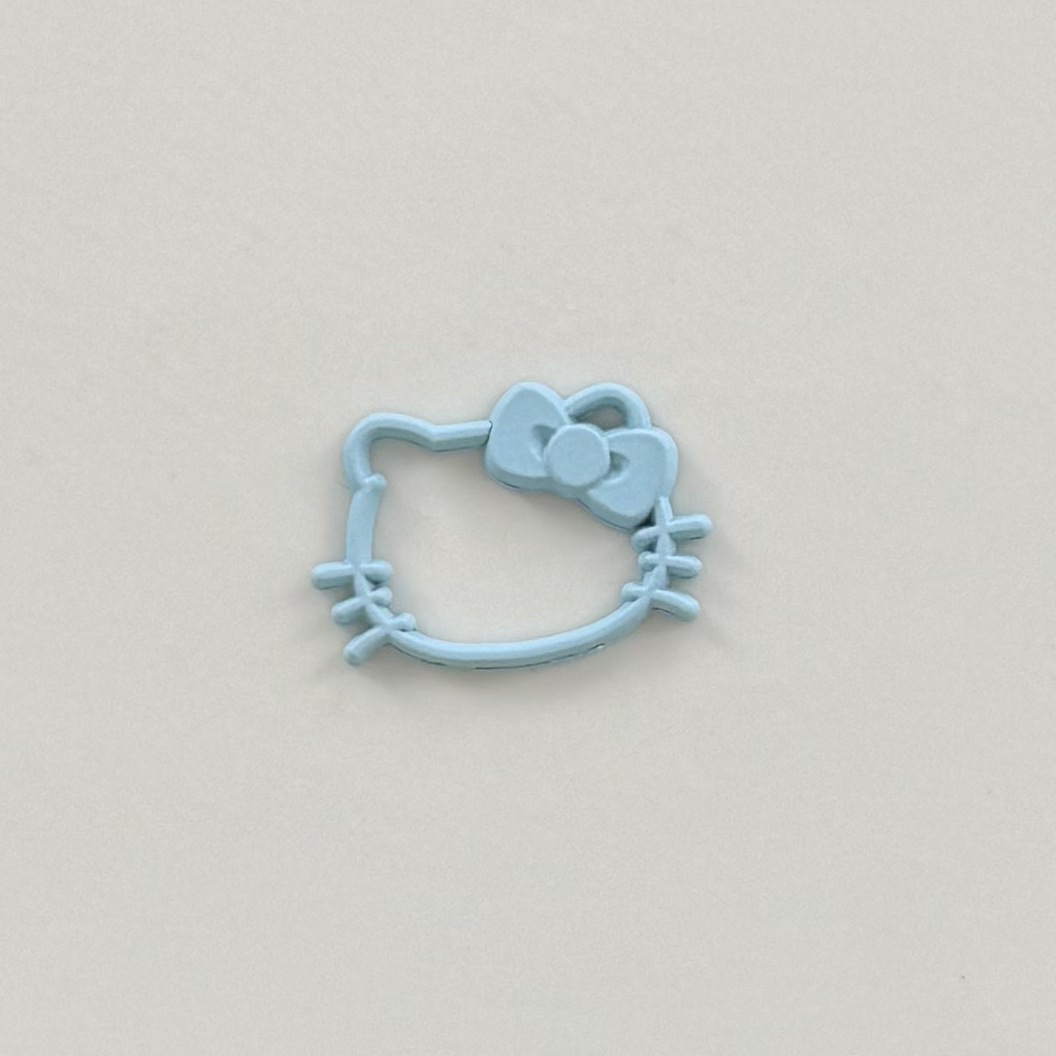 HK-Cute hollow cat head 20MM*15MM