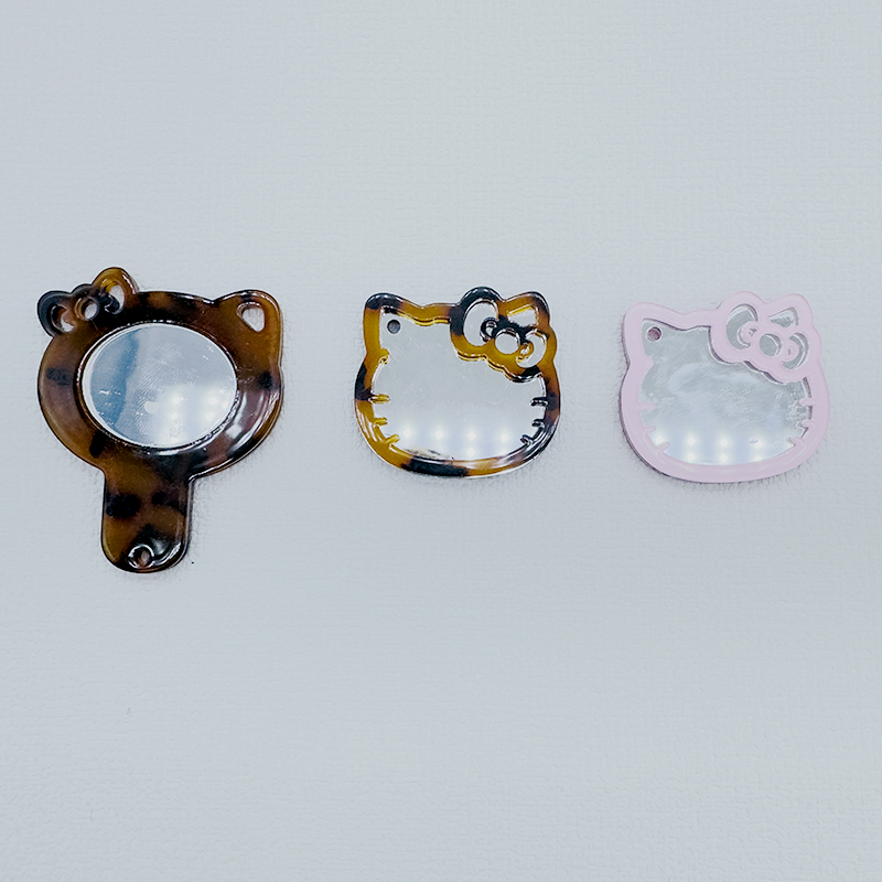 Cartoon Cute Leopard Pattern Mirror