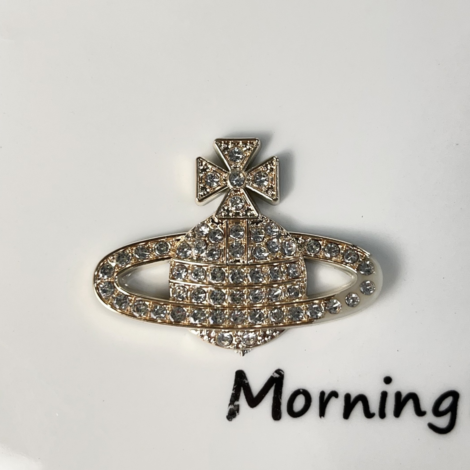 A Bag of（10PCS）Non-Metal Saturn With Diamonds