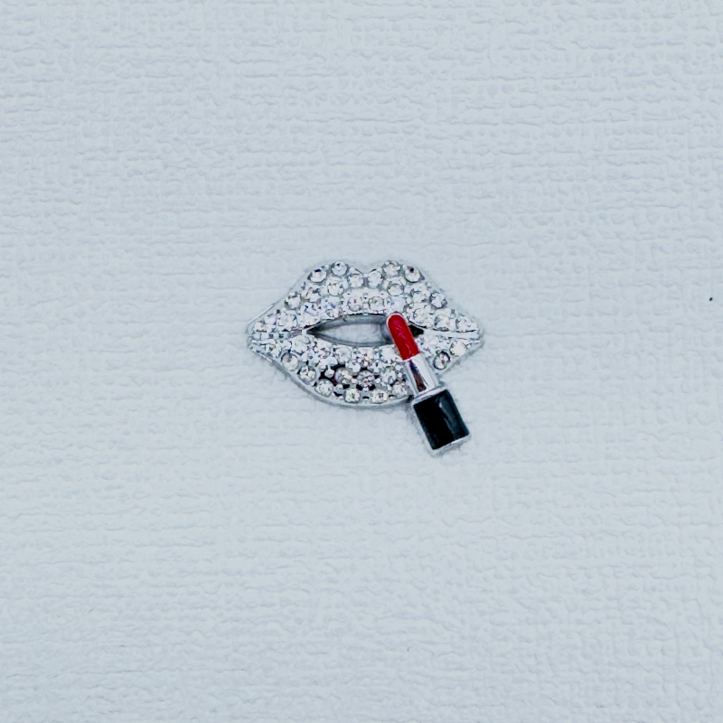 A Bag of（10PCS）Non-Metal lips With Diamonds