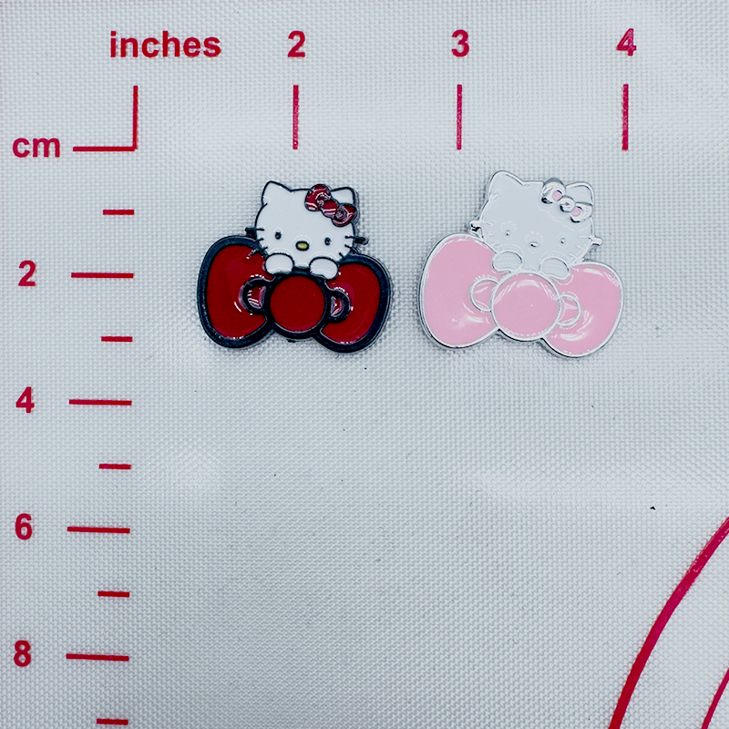 A Bag of（10PCS）Non-Metal kitty With bow