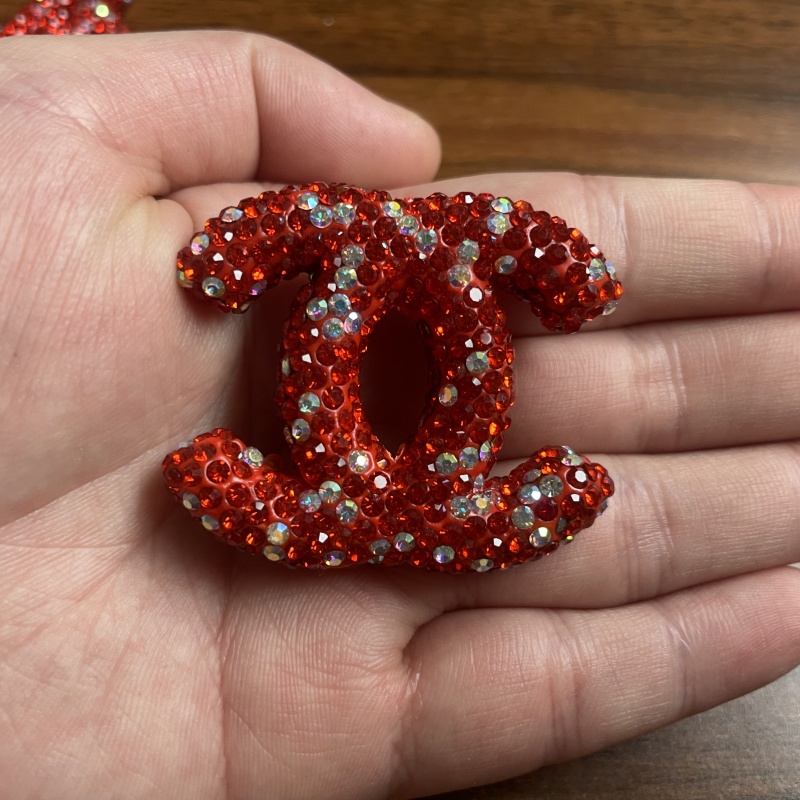 Large CC Ceramic Rhinestones charms with little box 48MM*40MM